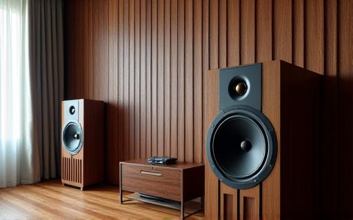 壁面にシームレスに埋め込まれたハイエンドスピーカー